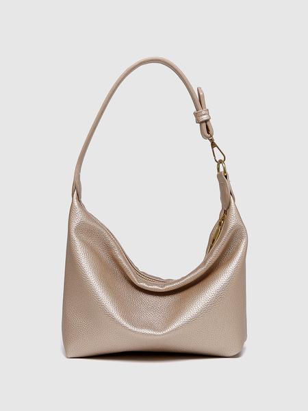 Women's Solid Color Shoulder Bag, Fashionable Large Capacity Crossbody Bag for Daily Used, Casual Trendy Versatile High-quality Daily Commuting Bag, Elegant Commuter Bag