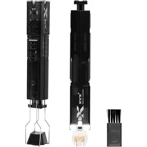 2 in 1 Keycap Puller and  Puller, ABS Plastic Mechanical Keyboard ,  Keyboard Maintenance Kit, Easy to Detach Keycaps & Switches with Bonus Mini Cleaning Brush, Black