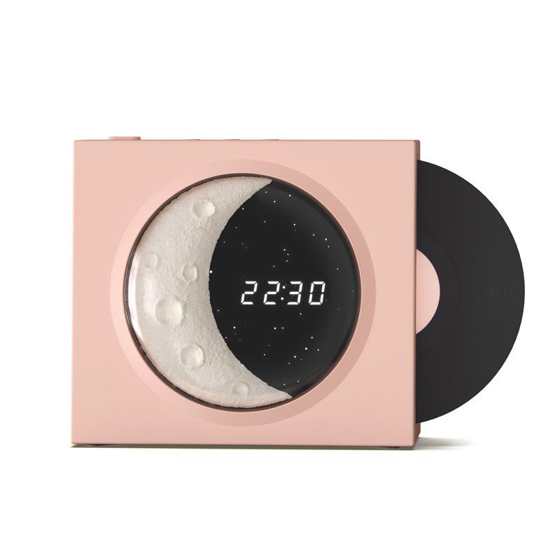 Retro vinyl record player Bluetooth speaker, starry sky light music Bluetooth speaker, creative home desktop speaker