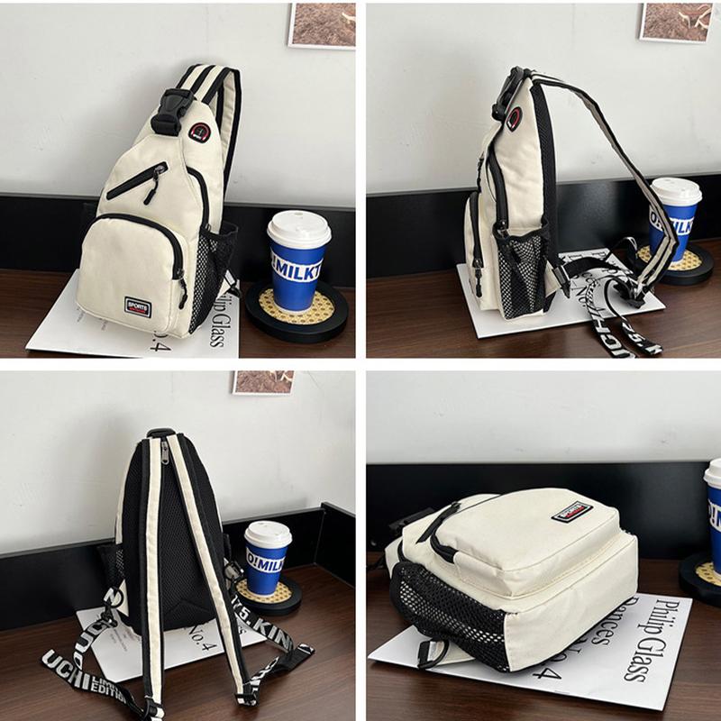 Funny Printed Crossbody Bag for School and Travel, Large Capacity Messenger Bag for Unisex Teen Students, Durable Sporty Shoulder Bag with Adjustable Strap, Casual Sling Backpack Purses