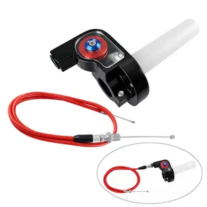 1pc The Fast Rotating Throttle Device Kit Features A Woven Material Throttle Cable That Is Sturdy Durable And Precise In Speed Control It Is Suitable For Handle Devices On Pit Trucks Mini Off-Road Vehicles And Various Off-Road Motorcycles