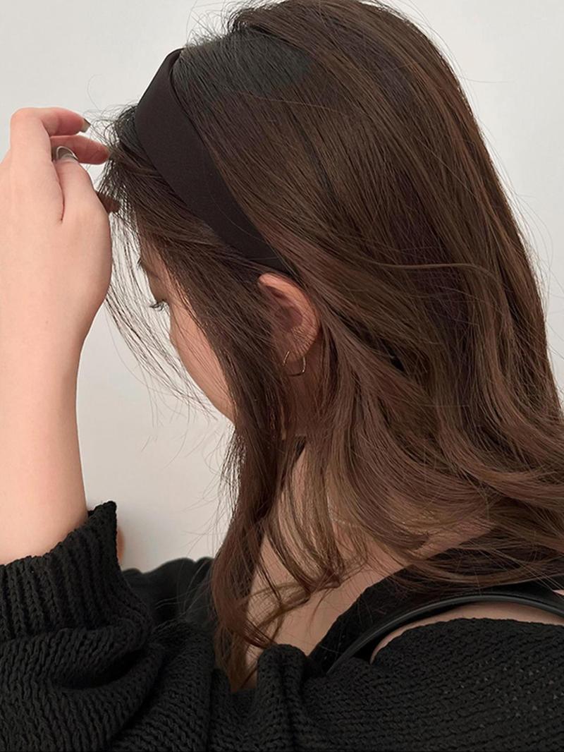 Women's Casual Minimalist Design Hair Hoops As Gift, Trendy Minimalist Multicolor Durable Material Hair Hoops, Chic All-match Versatile Headband Head Wrap for Hairstyle Decor for Women & Girls, Chic Hair Accessories