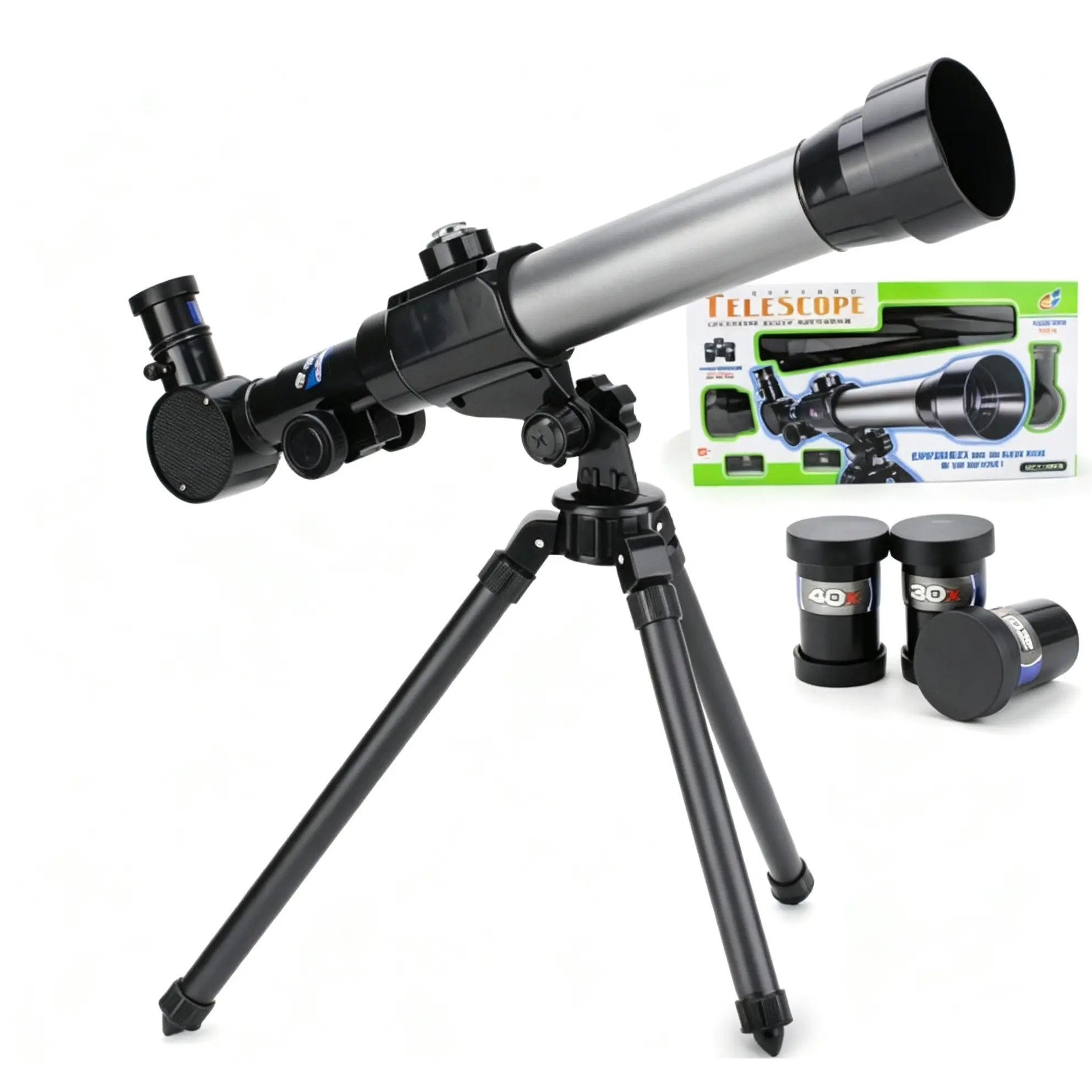 Astronomy Telescope, High-Definition Moon Viewing, Portable Tripod Set, Night Sky Observation, Educational Gift for Kids