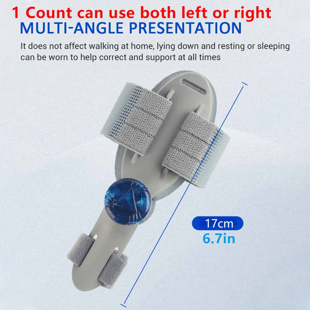 Adjustable Toe Straightener, 1 Box Toe Bunion Stretch Band, Toe Straightener for Women & Men, Foot Care Tool for Home & Travel, Pedicure Care Tool