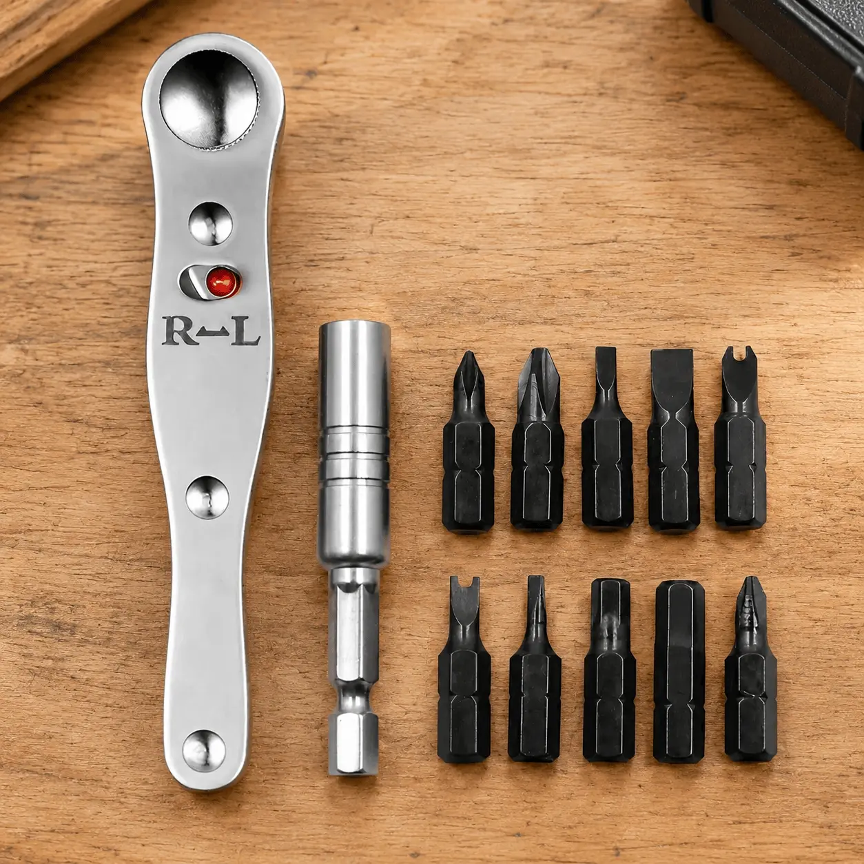 One-Piece Compact Ratchet Screwdriver Set, Designed for Fastening and Repair Work, Home Repair