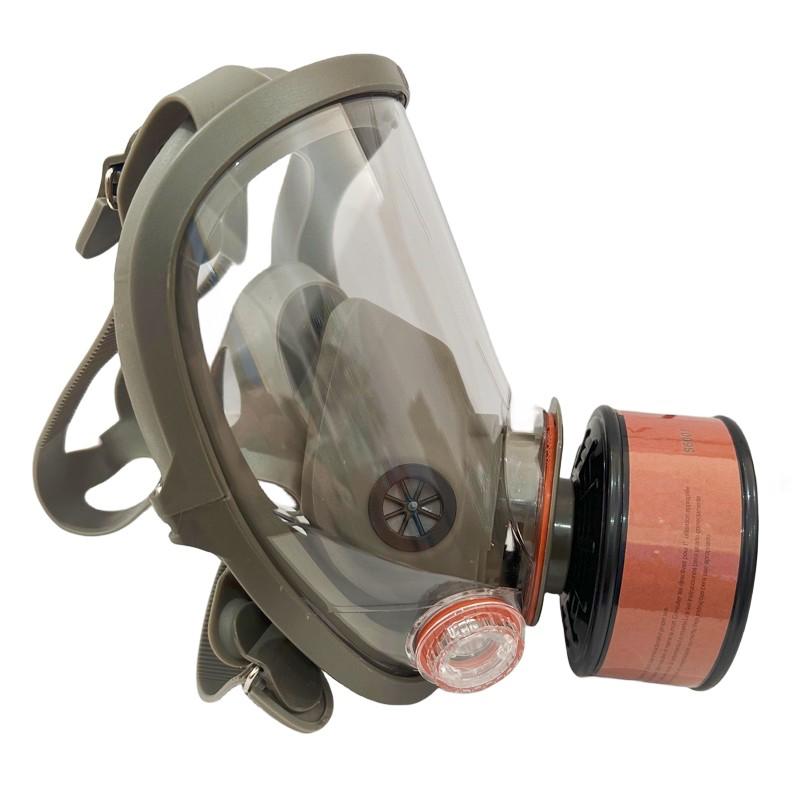 Reusable Anti-Fog Toxic Gas Mask with Filter, Full Face Protection for Painting, Chemicals, DIY, Woodworking, Construction, Sanding, Respirator Mask