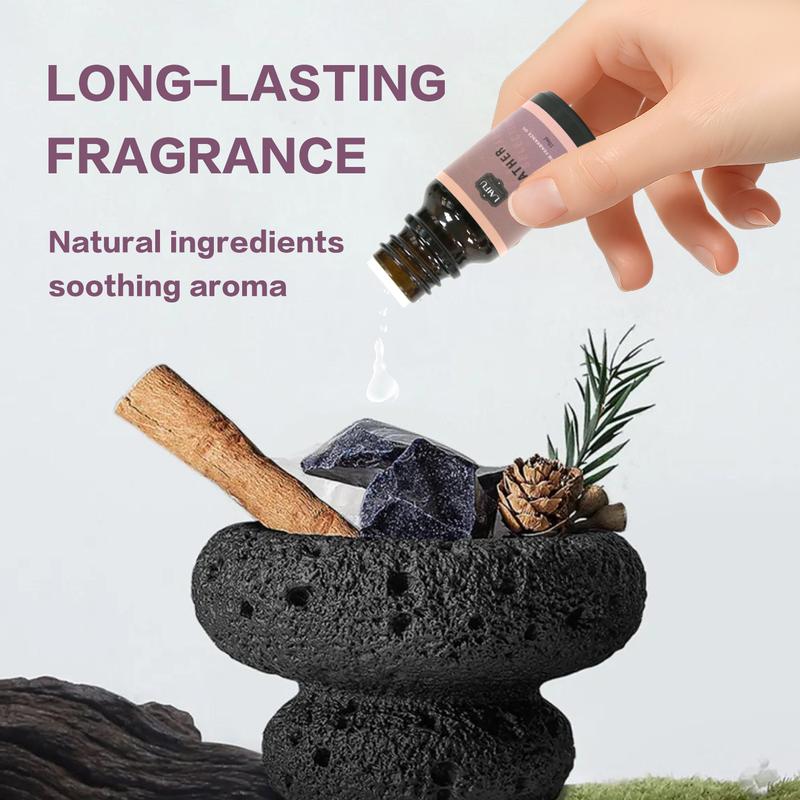 6x10ml Premium Essential Oils for Diffusers & Candles, Essential Oils Scents Home & Office Fragrance. Great Gift Idea.