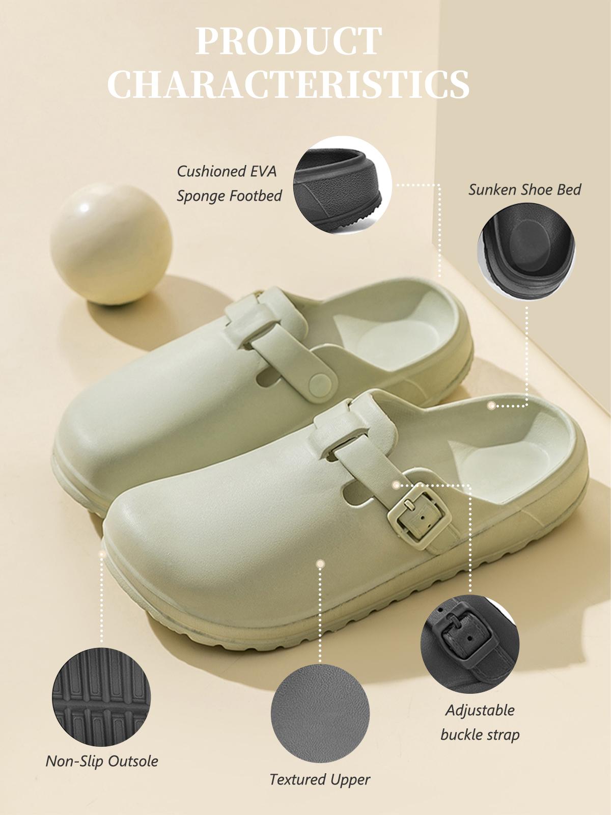 Arch Support Work Clogs – Waterproof Non-Slip Safety Shoes, Lightweight Slip-On for Healthcare, Kitchen, Lab, Garden, Indoor Use, Flexible Foam, Includes Free Socks