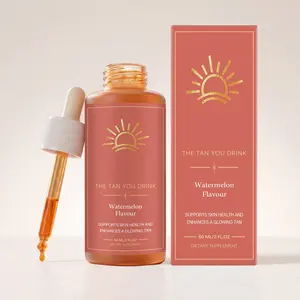 Natural Skin Darkening Tanning Drops, Body Skin Tone Enhancer, Wheat Color Skin Treatment, Effective & Safe Formula, Ideal for Daily Use