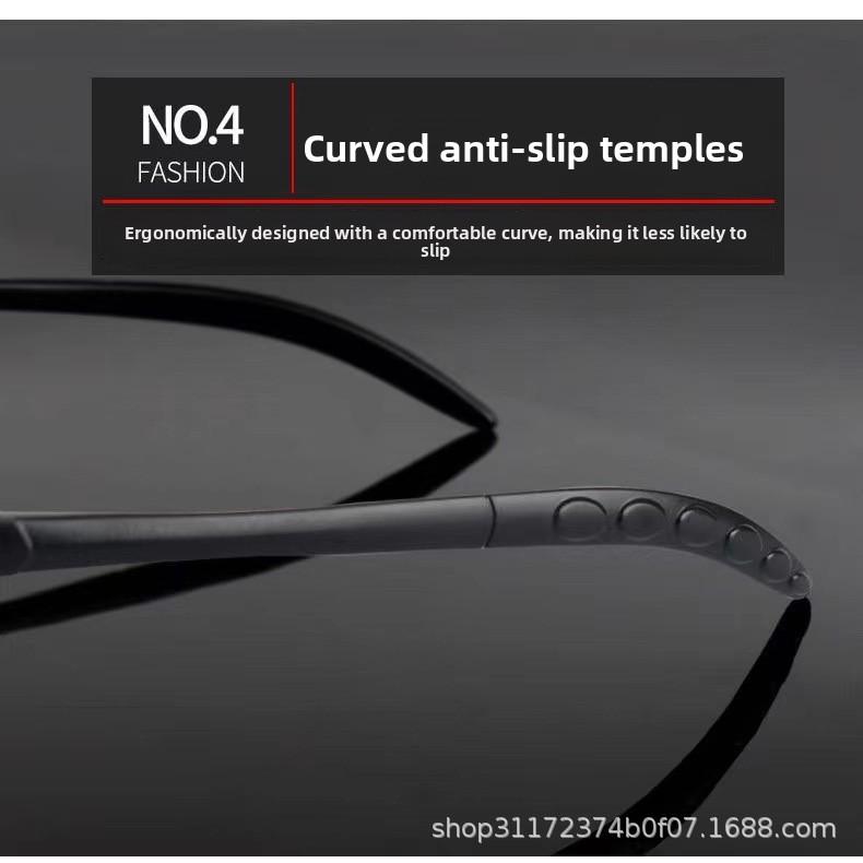 2PC Fashionable Sunglasses for Driving, Day and Night Use, Intelligent Color-Changing Outdoor Sports Sun Protection, Unisex