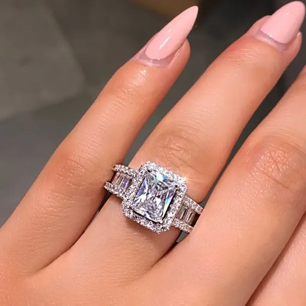 Women's Premium Cubic Zirconia Rings - Elegant Formal Costume Jewelry for Engagement, Wedding Events & Gifting