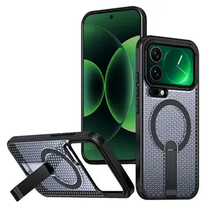 Xiaomi 17 Pro Max Phone Case with Magnetic Charging Stand, Protective Cover, Durable Design, Perfect Fit, Essential Accessory