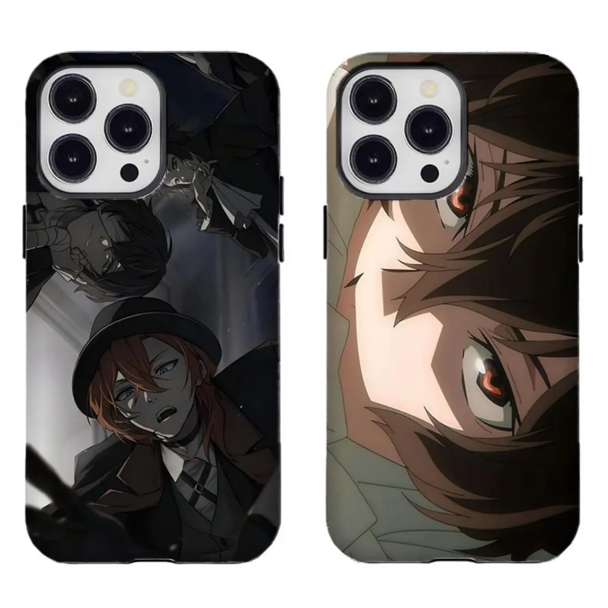 Custom Bungo Stray Dogs Anime Character Art Casing for Smartphone, Cellphone, Handheld Devices - Wireless-Charging Compatible, Shock-Resistant Full-Protection Phone Case for iPhone 12-17,for Samsung S21-S25 - Holiday Gift for Anime Fans