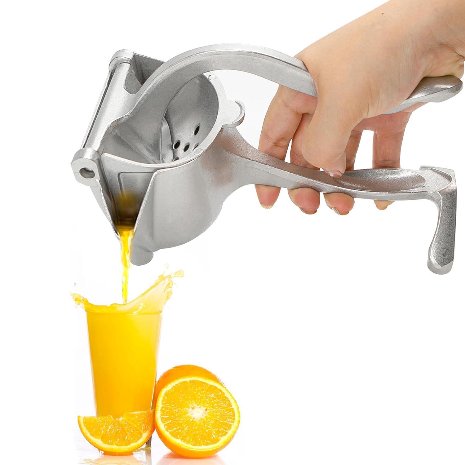 Manual Juicer, Stainless Steel Fruit Juicer, Handheld Juice Squeezer, Lemon and Orange Juice Press, Kitchen Utensils & Gadgets