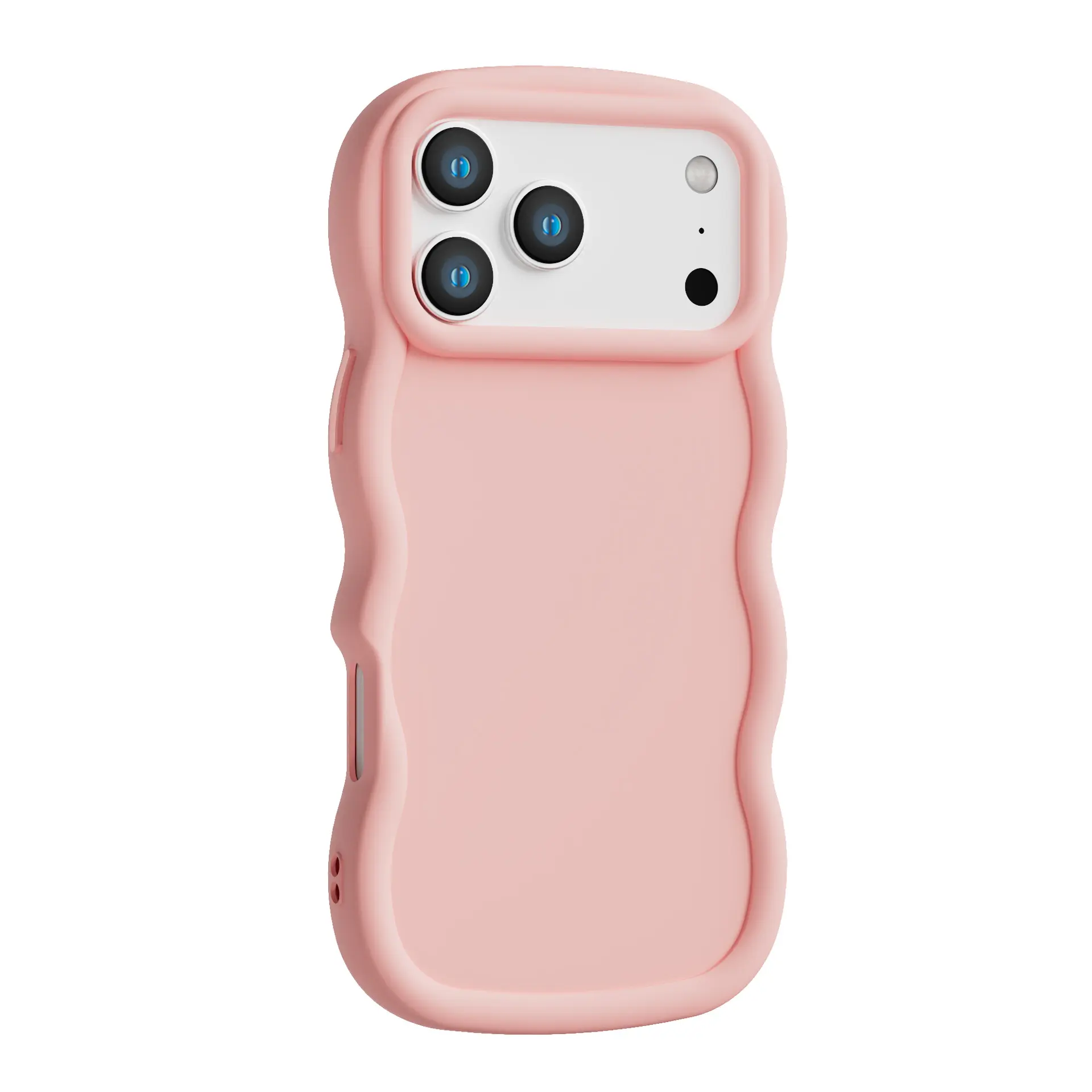 Wavy Edge TPU Phone Case Cartoon DIY Customizable Macaron Aesthetic Shockproof Protective Cover Compatible with iPhone 13 14 15 16 17 18 Pro Max Trendy Daily Cell Phone Accessory,historyoo,print,thoughtful,back,Animal Design phone screen protectors