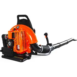 66CC Backpack Blower, 4-HP 2-Cycle Gas Leaf Blower with 880 CFM & 320 MPH, Backpack Leaf Blower, Powerful Clearing Performance for Wet Leaf & Debris Clean & Snow Removal