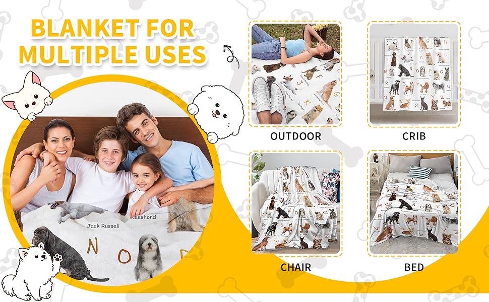 Whimsical Dinosaur Blanket Colorful T Rex Monster Truck Throw Blanket Soft Cozy Kids Bedspread Jungle Scene Plush Blanket Fun Gift for Boys Girls