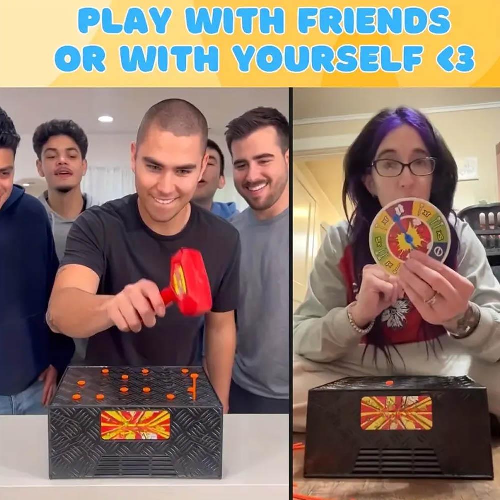 Stimulating Multiplayer Board Game - Bursting Balloons Tabletop Interactive Game, Stress Relief Toy for Teens & Adults