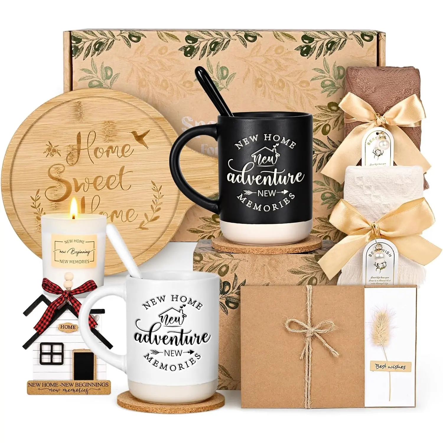13 count House Warming Gifts  , Housewarming Gifts  , Closing Tokens for House Buyers, House Warming  for Women Men , Housewarming  Box