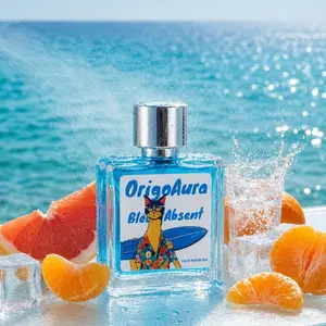 Origoaura Summer Limited Edition Perfume, Citrus and Mint Blend, Refreshing Blue Bottle, Perfect for Vacation, 100ML Flammable Liquid