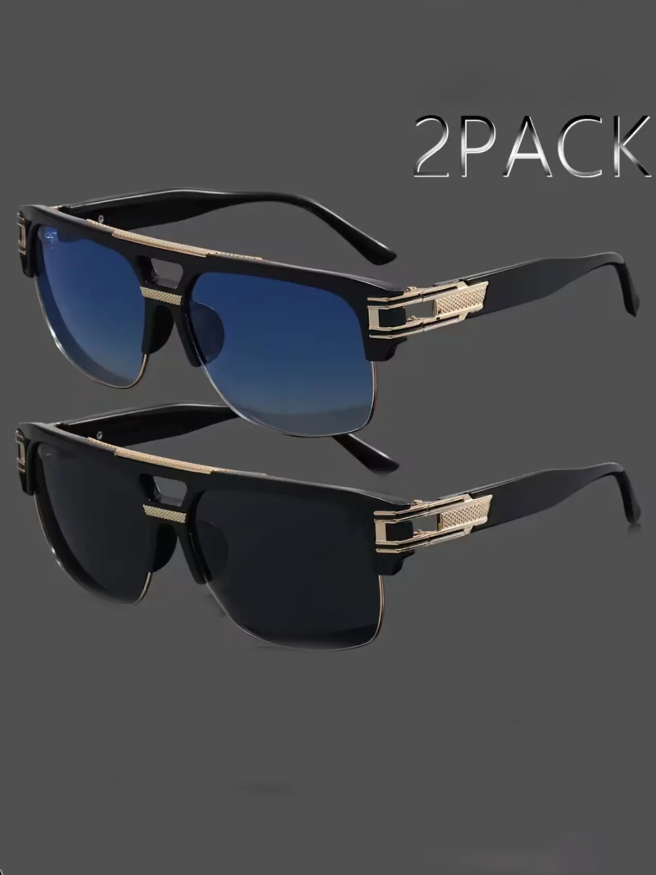 2026 New Fashion Retro Square Frame Glasses, Unisex High-Quality Daily Wear, Decorative Lens, Casual Style, All Seasons