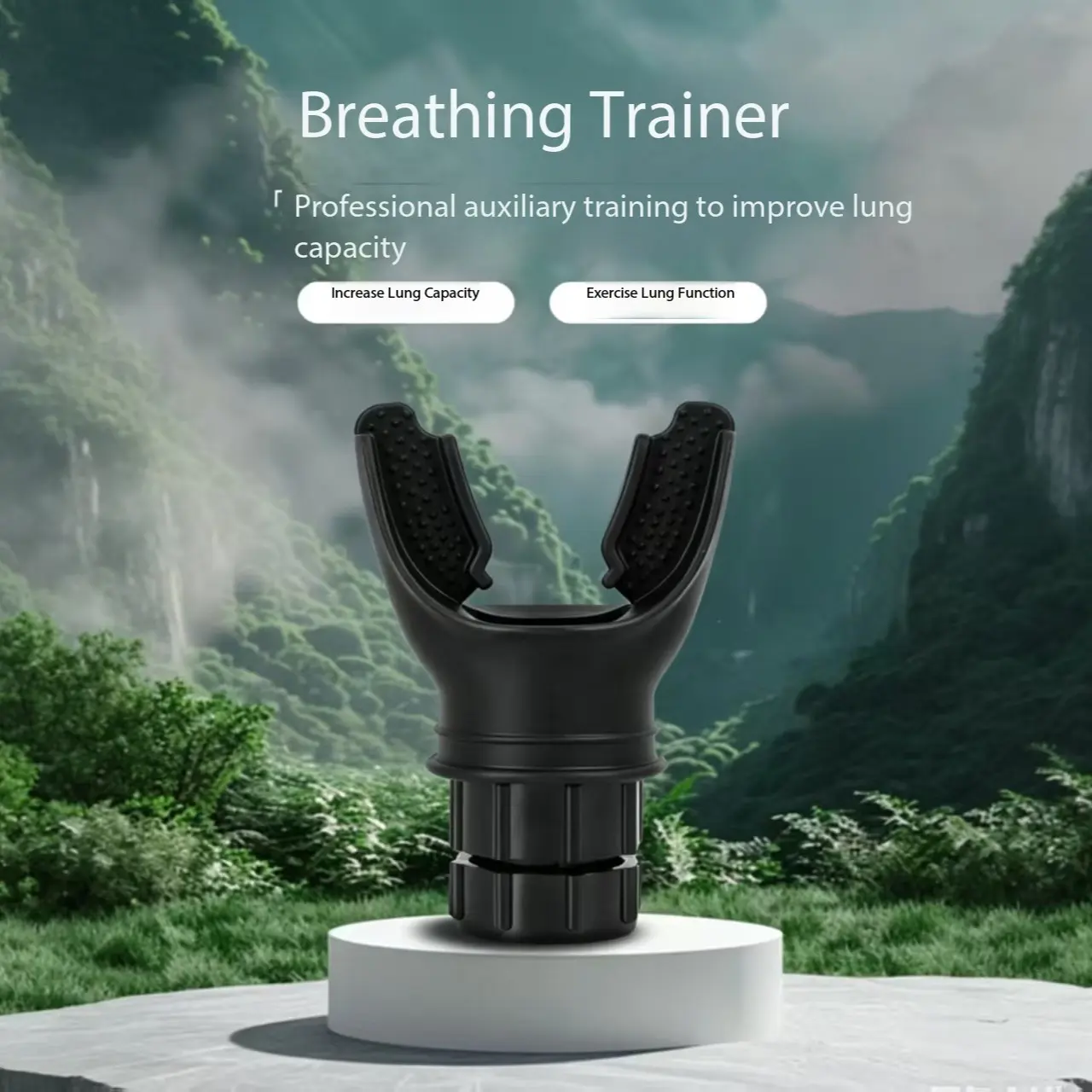 Adjustable Breathing Trainer for Long-Term Sports Training, Durable Construction, Workout Equipment, Exercise Equipment, Training Gear