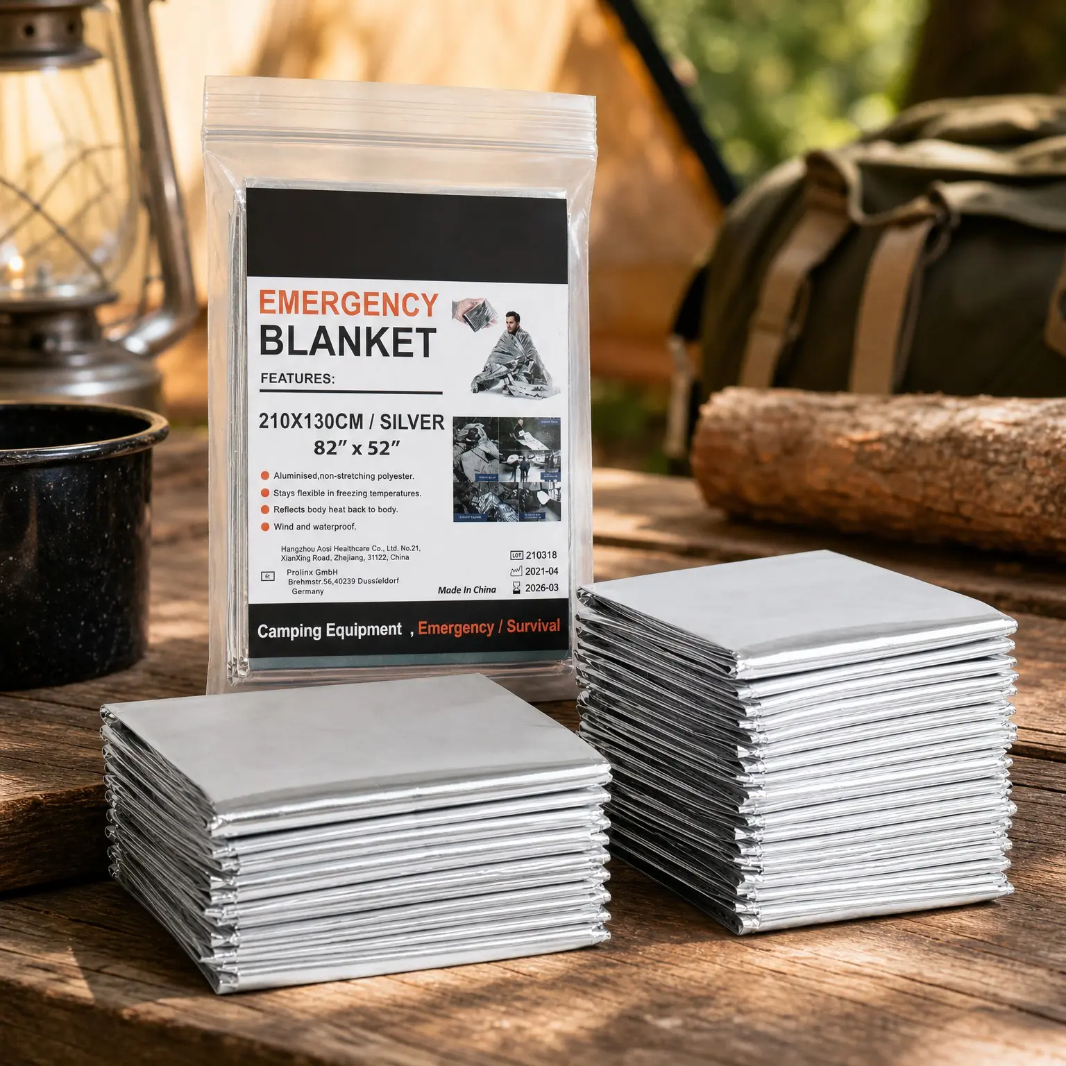 12-Pack Emergency Silver Foil Blankets – Perfect for Outdoors, Hiking, Survival, Marathons, and First Aid