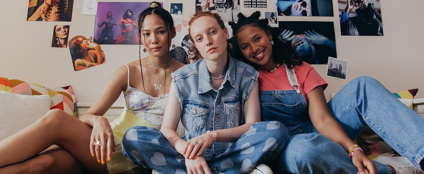 37Pcs Grunge Y2K Jewelry Set-Gothic Necklaces, Punk Rings & Fairy Earrings|Vintage Boho Goth Accessories for Women Men|Emo Alt Jewelry Bundle