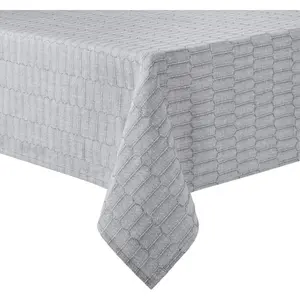 Modern  Tablecloth, Charcoal Grey, 60"x120"