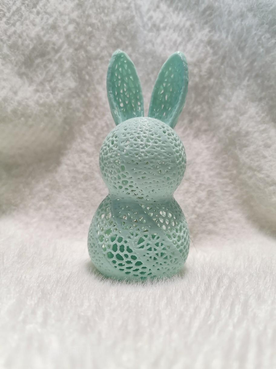 3D Printed LED Easter Hollow Rabbit Lamp, Festive Rabbit Party Decoration Ornament