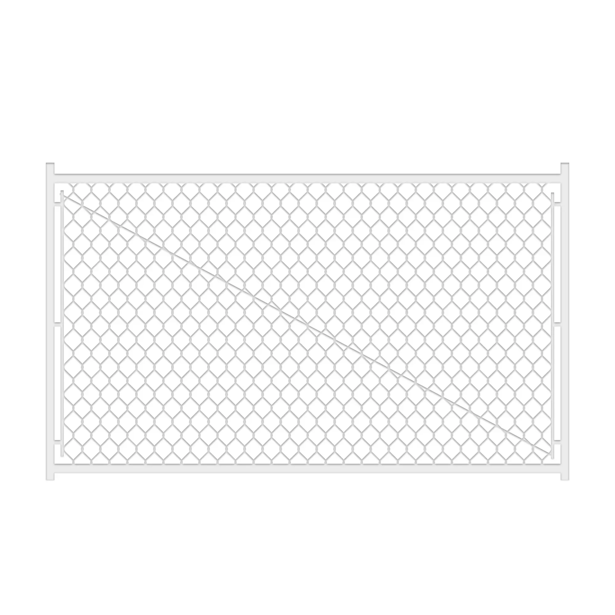 ARCH Adjustable 3.8FT Chain Link Walk Gate Kit, Heavy-Duty Galvanized Steel Outdoor Fencing Gate with Lockable Latch, Hinges, Wire Ties, DIY Fit for Garden, Patio, Pool Decks, 24-72 Inch Wide Openings, Silver Metal Mesh, Silver Color Options