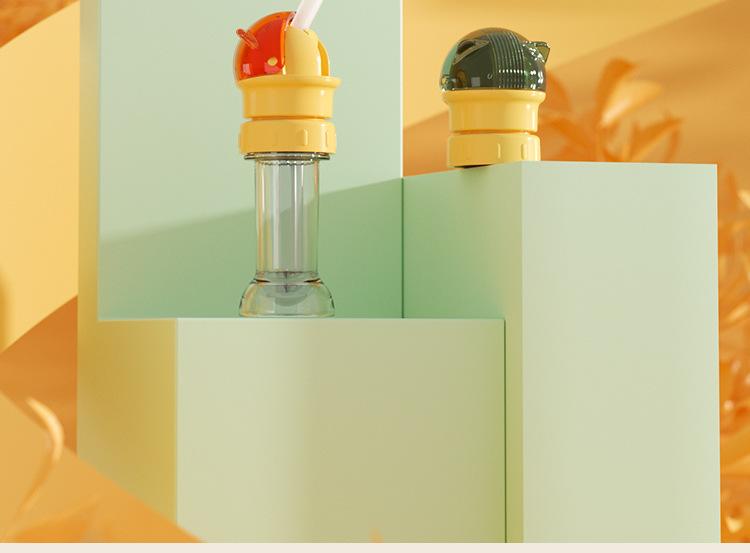 1 Pack Kids Water Bottle Spout Conversion Cap with Straw |     Universal Fit for Juice & Water Bottles |     Spill-Pro |   Spill-Proof Flip Top Cover for Toddlers & Children