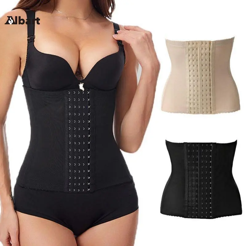 Women Adjustable Spaghetti Strap Long Torso Waist Trainer Corset, Multi Row Adjustable Hooks Tummy Control Waist Cincher, Convertible Sling Long Length Waist Shaper For Hourglass Figure, Daily Wear, Postpartum Recovery & Light Workout Body Shaping