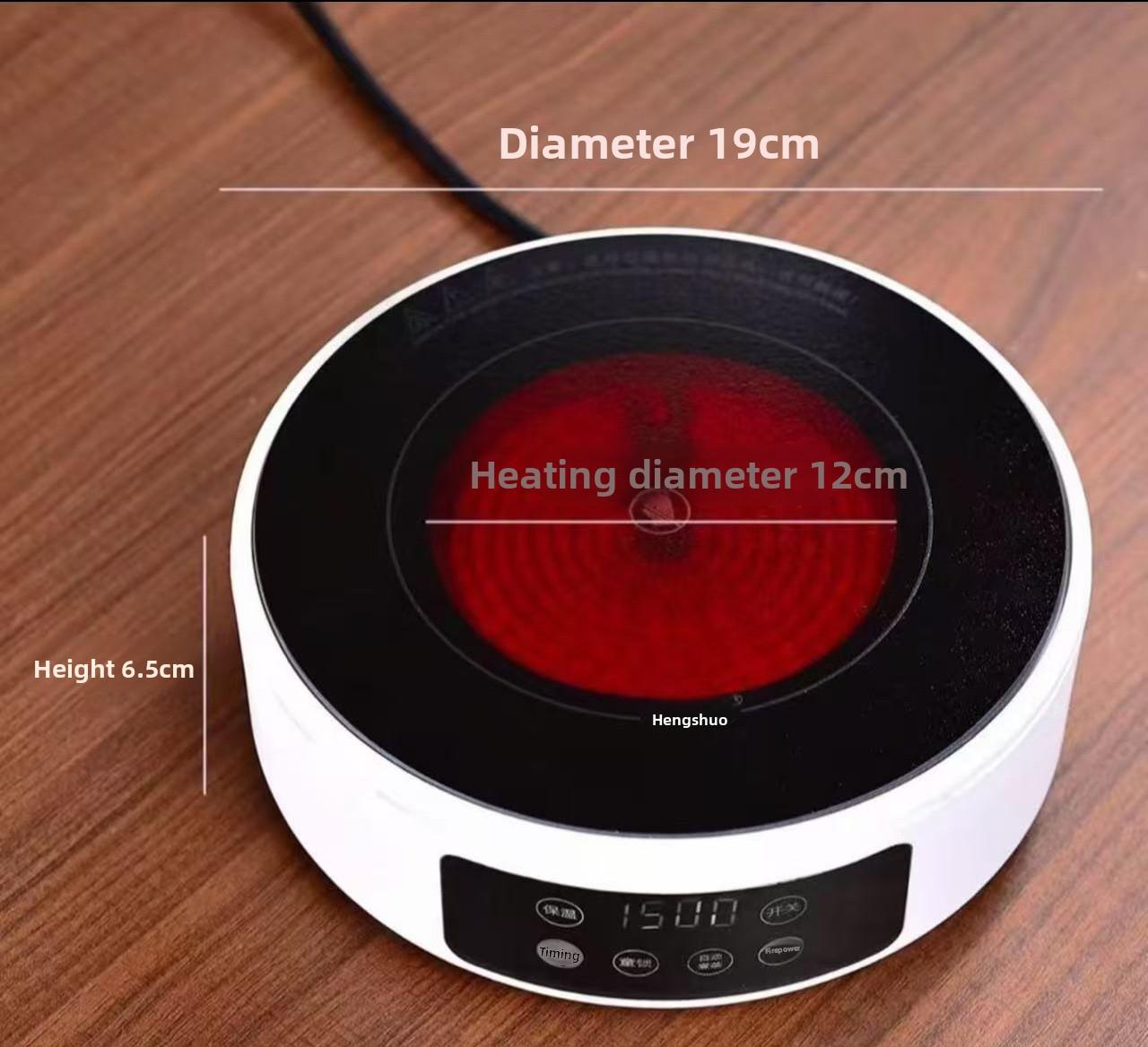 Household Multifunctional Electric Tea Maker Silent Electric Ceramic Tea Stove Mini Portable Brewer for Home & Office