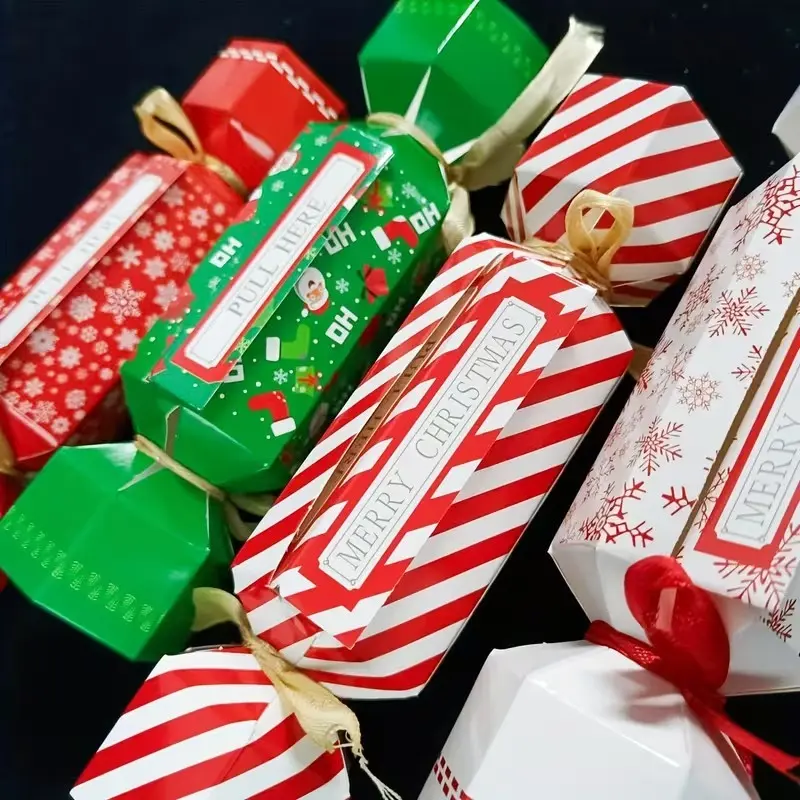 4 Piece Surprise Envelope Set, Hexagonal Paper Gift Bags, DIY Festival Envelopes, Christmas, Halloween, Thanksgiving, New Year, Ages 14+
