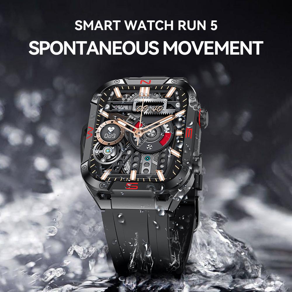 Smart watch voice control music playback heart rate motion detection waterproof band hd fitness answer call s320b