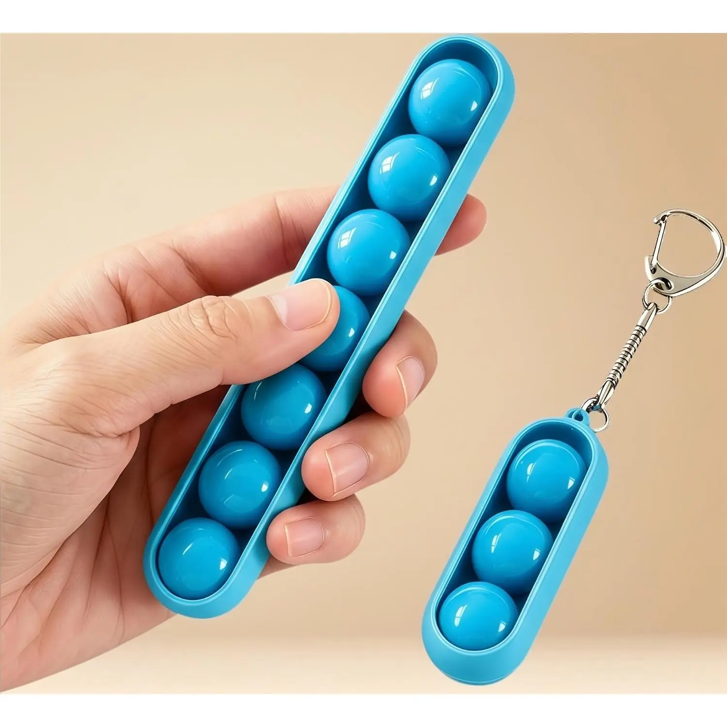 Tranquil Silent Fidget Clicker - Stress & Anxiety Relief Sensory Fidgets for Adults, Office-Travel Daily Use Cool Gadget, Cool Gadgets
