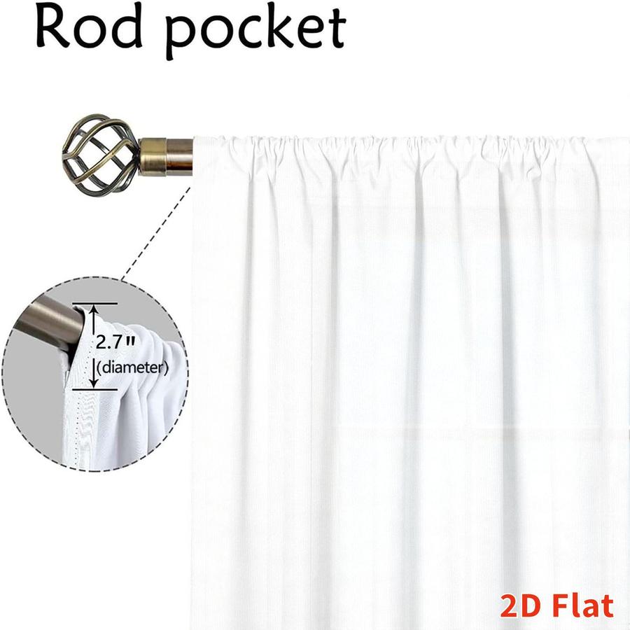 2Pcs Modern Minimalist Horizontal Stripes Black And White Sun Blocking Curtains Digital Printed Rod Pocket, Window Treatment For Bedroom Office Kitchen Living Room Study Home Decor