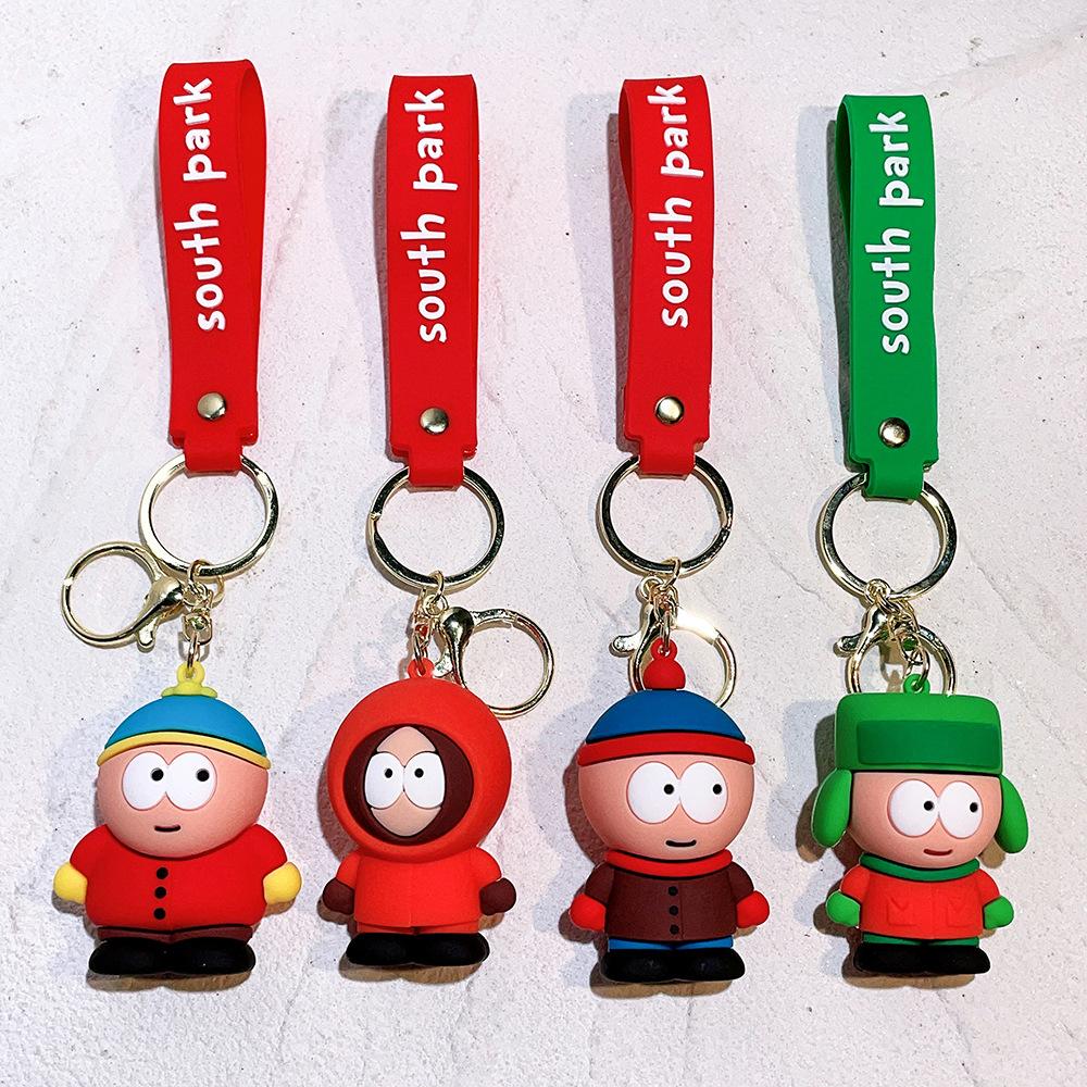 South Park keychain, South Park figurine, couple pendant, small gift for claw machines