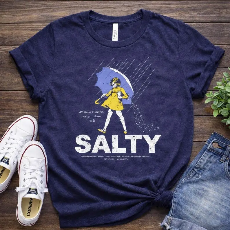 Retro "Salty Girl" T-Shirt: Women's T-Shirt