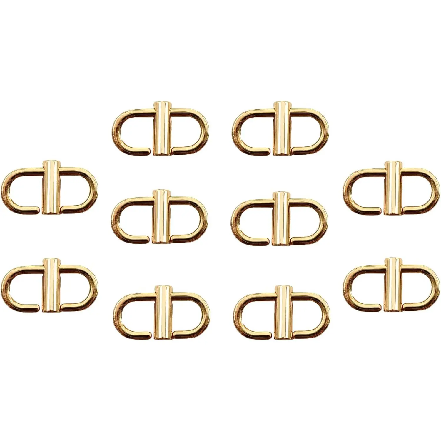 Adjustable Metal Buckles for Chain Strap Bag, Chain Links Clothing Buckles Clip Shorten Length for Chain
