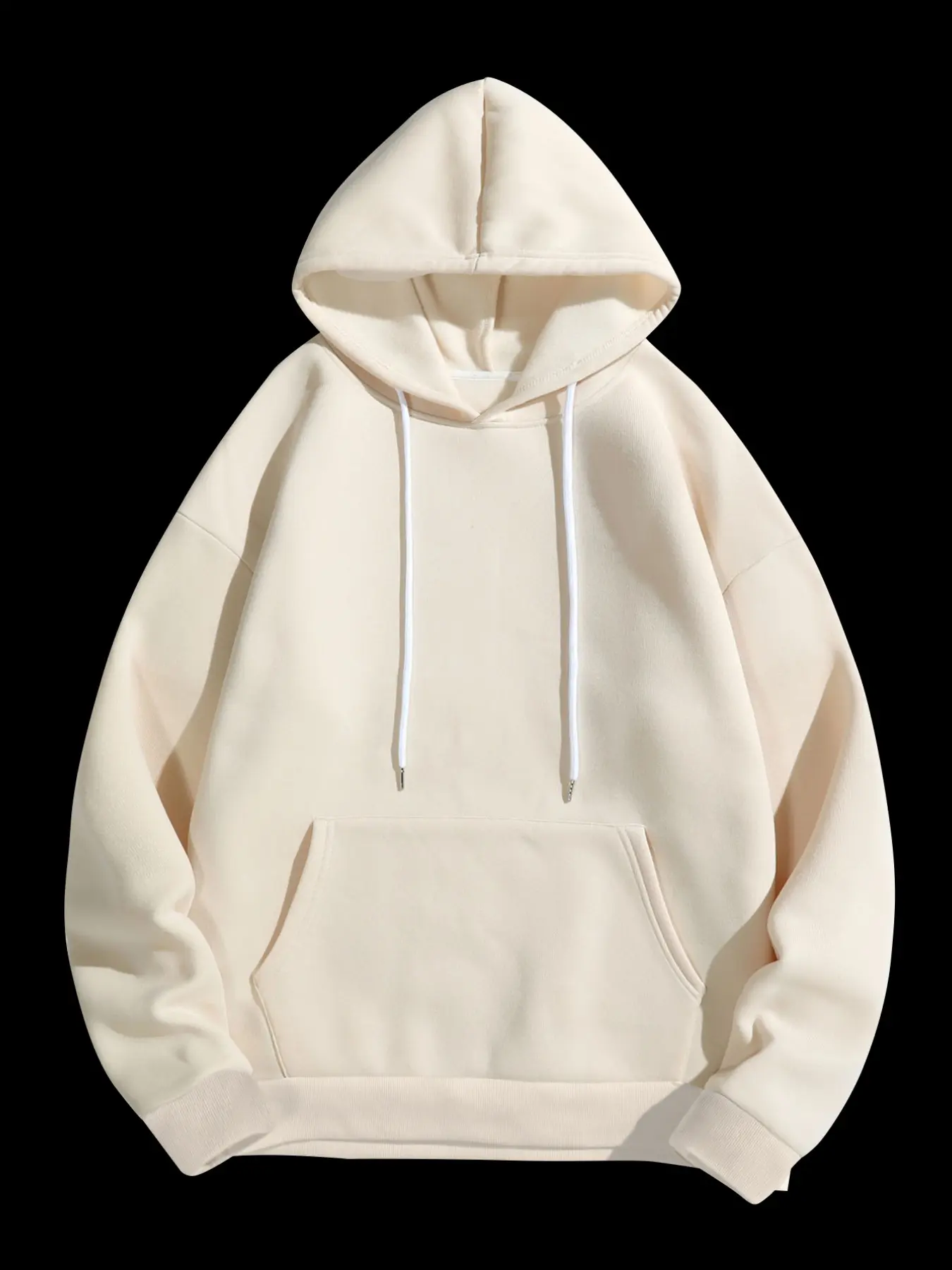 Women's Thickened Warm Hooded Sweatshirt, Casual Hoodie Jacket, Fashion Hoodies, Fitted Long Sleeve Basic Minimalist Fashion Streetwear Casual Vintage Youth Holiday Simple Campus Natural Versatile Quality Outdoor City Style Womenswear Everyday Hoodie