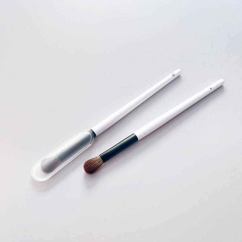 F4 Dual-Ended Foundation Face Brush Double-ended Powder Blush Contour and Eyeshadow Concealer Makeup Brushes