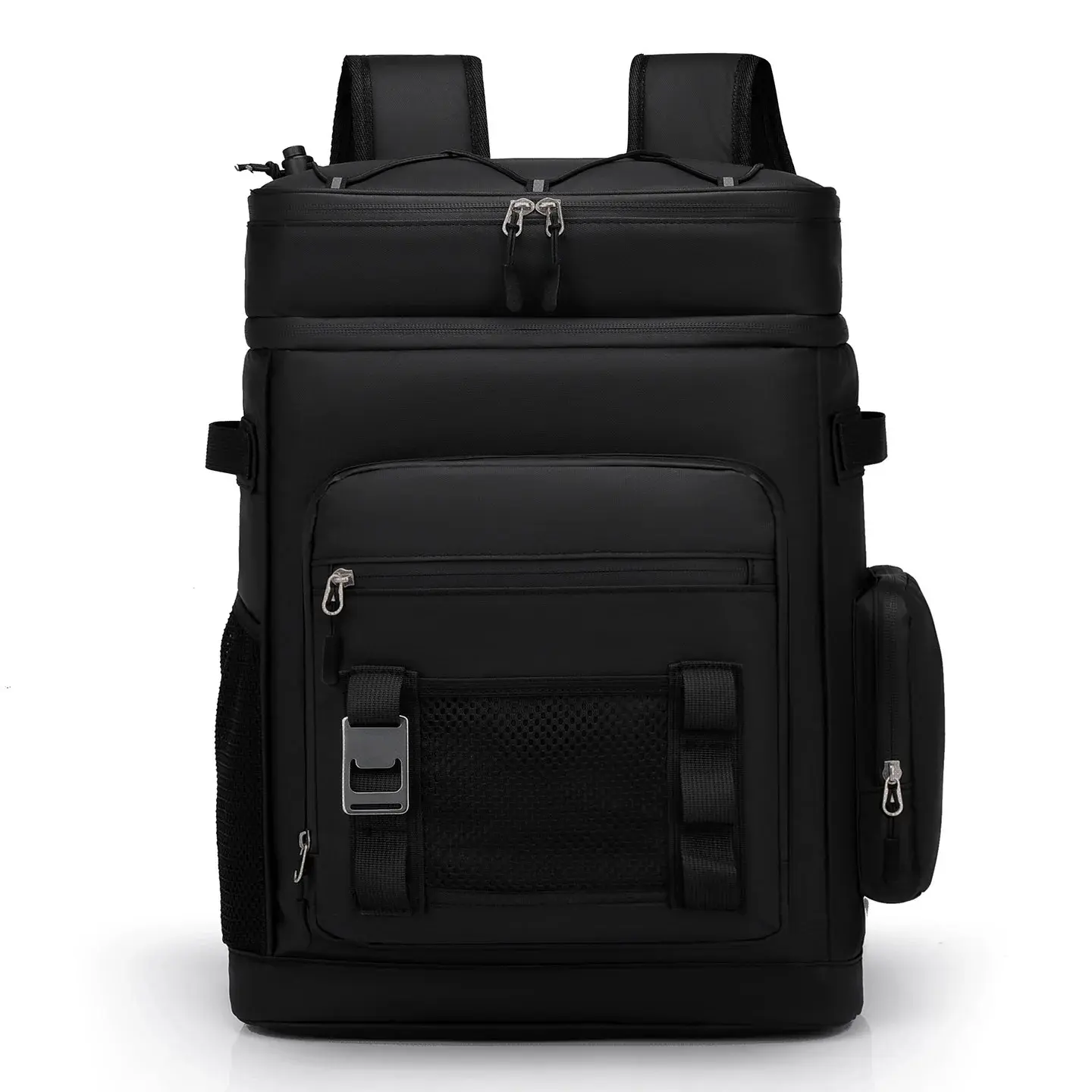 Waterproof Insulated Oxford Cloth Thermal Cooler Backpack, Large-Capacity Double-Design Food Delivery Bag for Outdoor & School Use