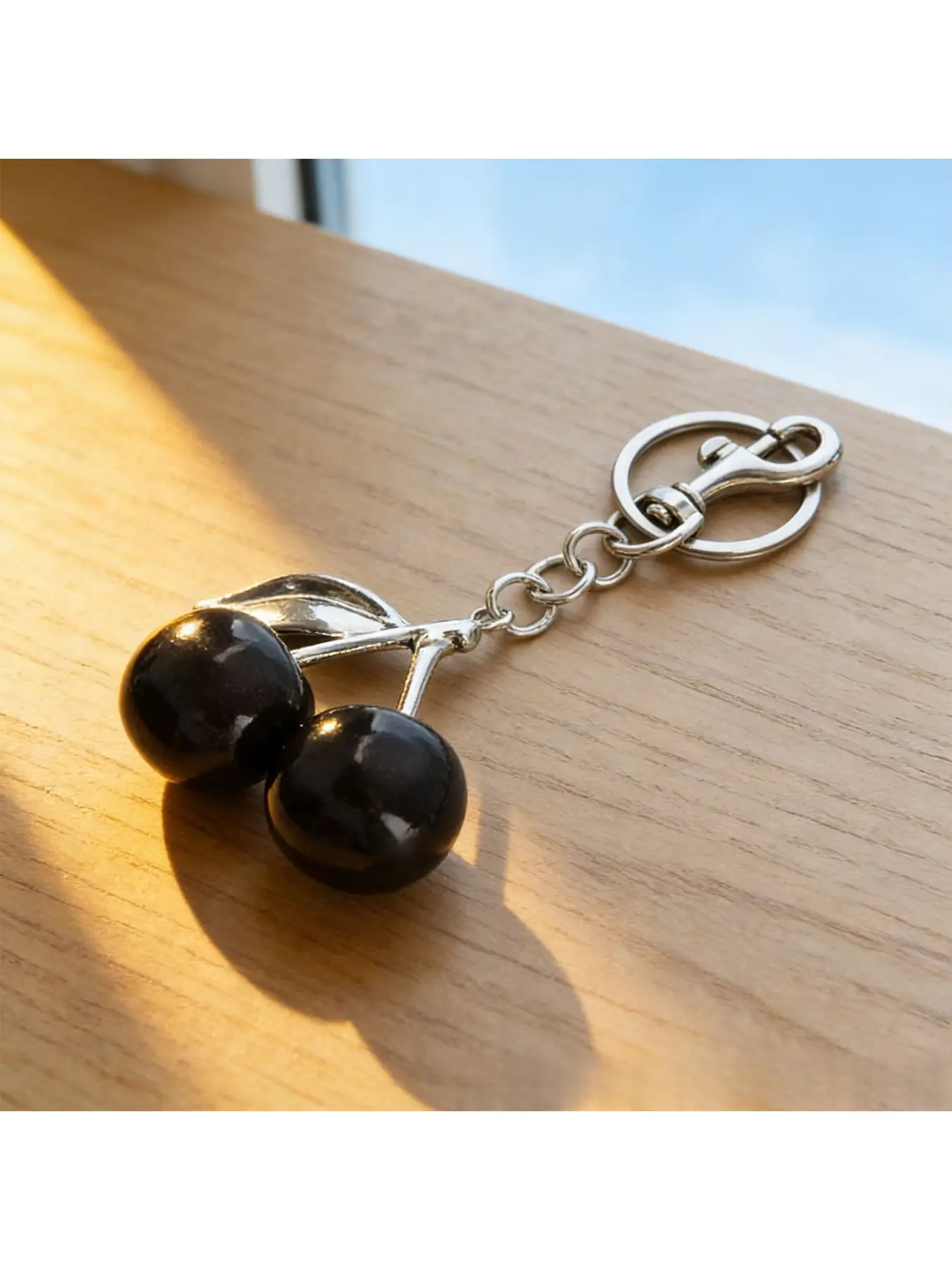 Pink cherry blossom keychain, stylish keychains for women and girls, exquisite car key pendants, trendy and versatile, delicate bag accessories, birthday gifts, handbag charms