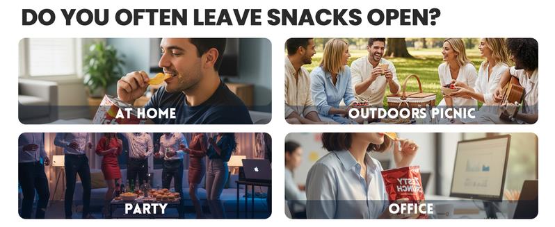 Mini Bag Sealer with Cutter and Magnet, 1800mAh Rechargeable Bag Resealer Handheld, Portable Heat Sealer for Heavy-Duty Plastic Snack & Chip Bags, Upgraded, Gift for Women, Food Saver, Kitchen Storage