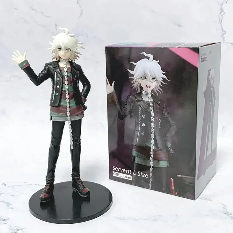 20CM Anime Danganronpa Nagito Komaeda Figure PVC Action FigureModel Toys Figure Collection Doll Gift Trigger Happy Havoc Toy