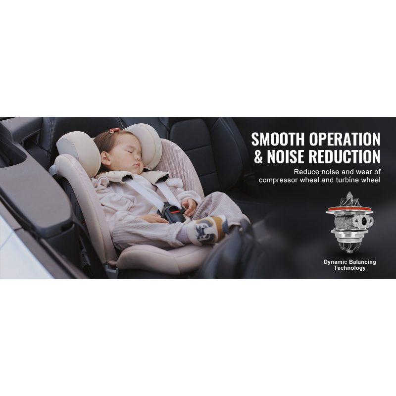 VEVOR Turbo Turbocharger with Gasket Kit, Turbo Charger Replacement for Car Engines, Compatible with 2.5L-6.0L Engine Displacements, Heat Resistance Engine Turbocharger with K418 Alloy Impeller