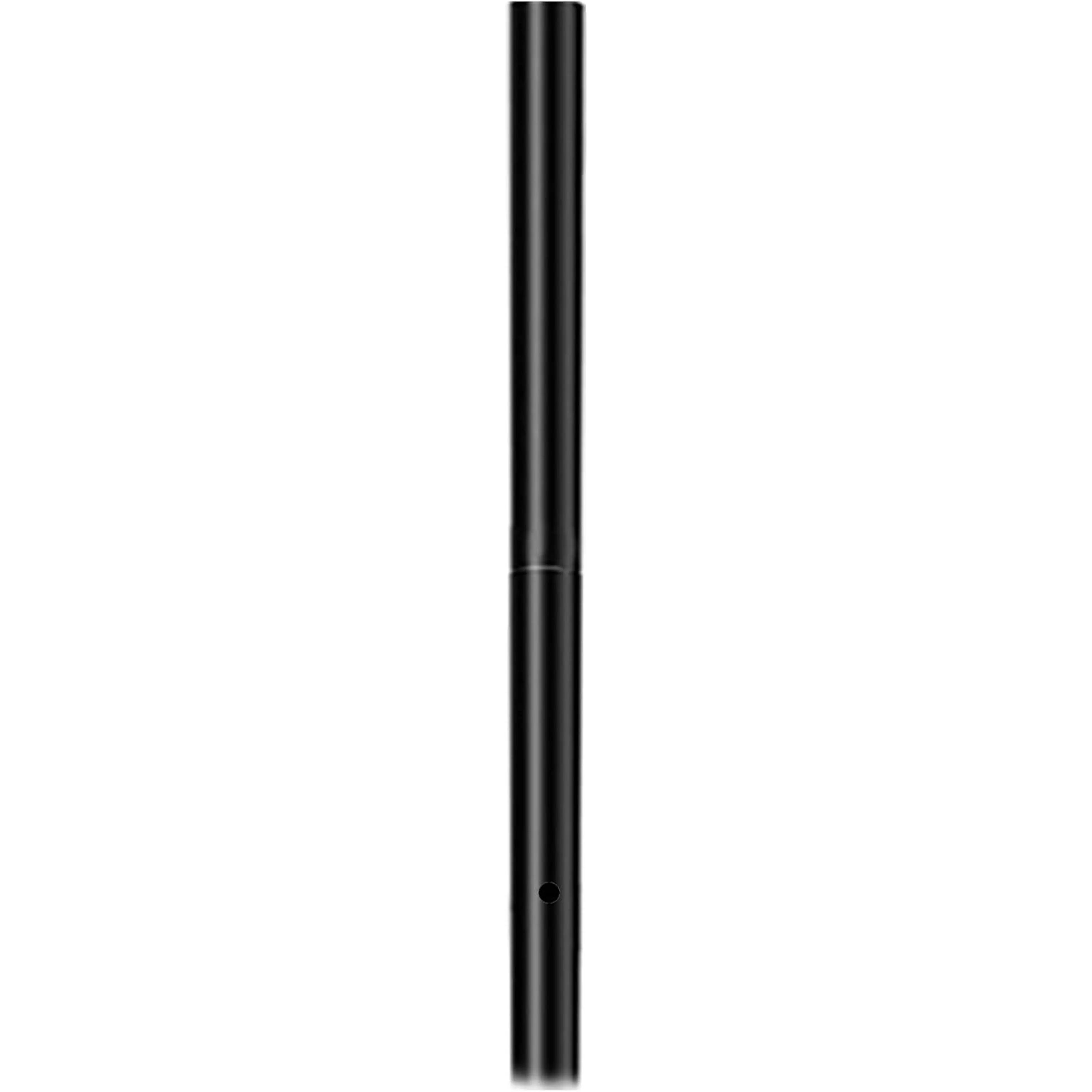 Black 3" x 84" Outdoor Light Post & Mailbox Pole, Heavy Duty Steel Pillar for Bird House, Landscape Fixtures - Porch, Patio, Garden, Deck or Lawn Accessory