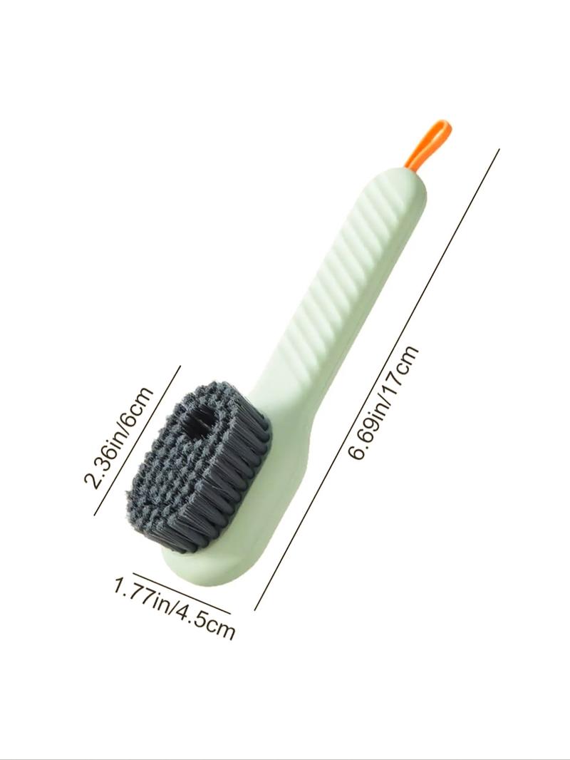 Shoe Brush with Liquid Holder, Press Type Multifunctional Shoe Brush Cleaning Tool for Home Use, Convenient Household Shoe Washing Tool Shoe Brush with Liquid Holder, Press Type Multifunctional Shoe Brush Cleaning Tool for Home Use, Convenient Household Shoe Washing Tool